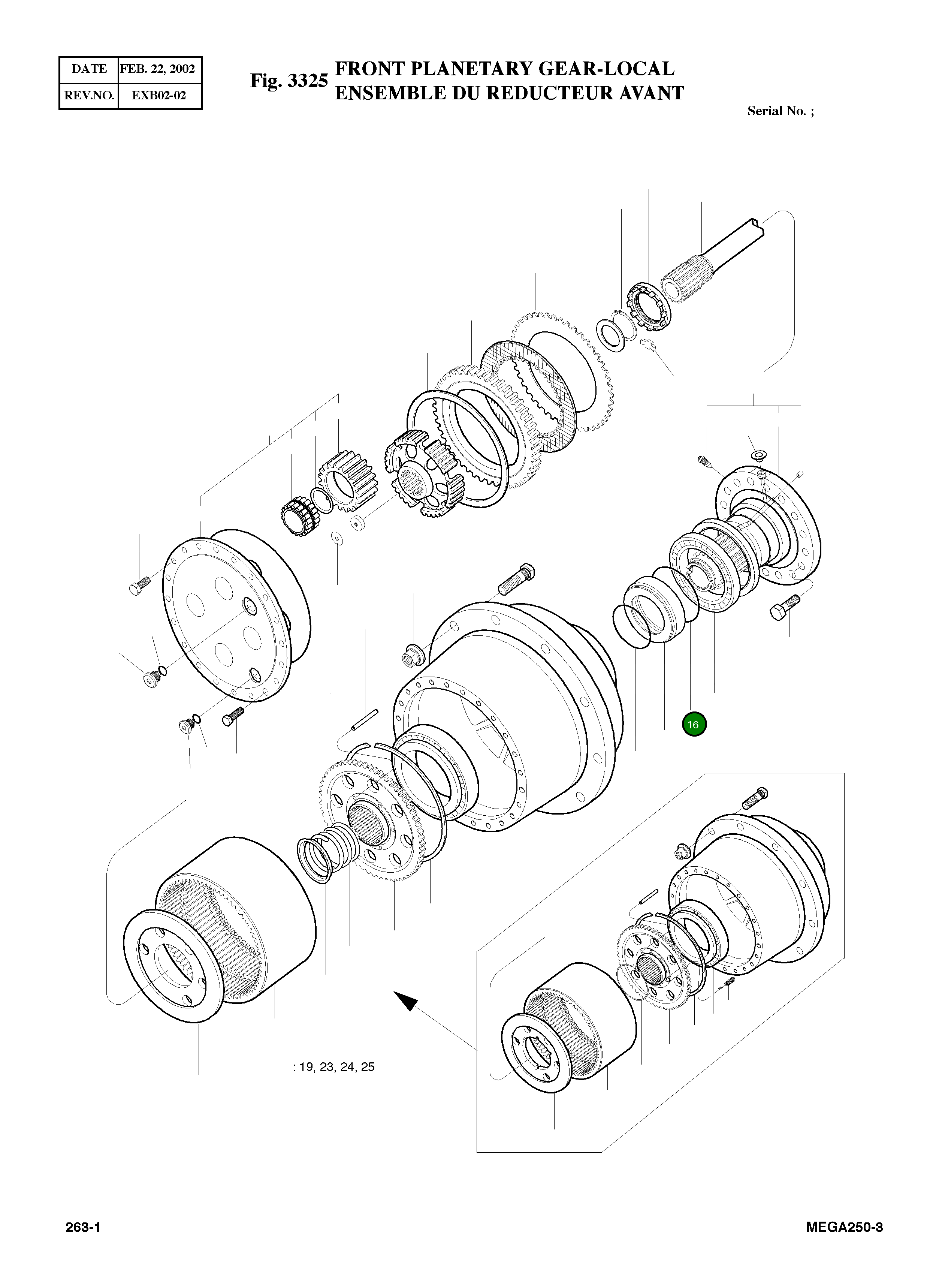 Кольцо уплотнительное (O-Ring) 4180-7113 Komatsu