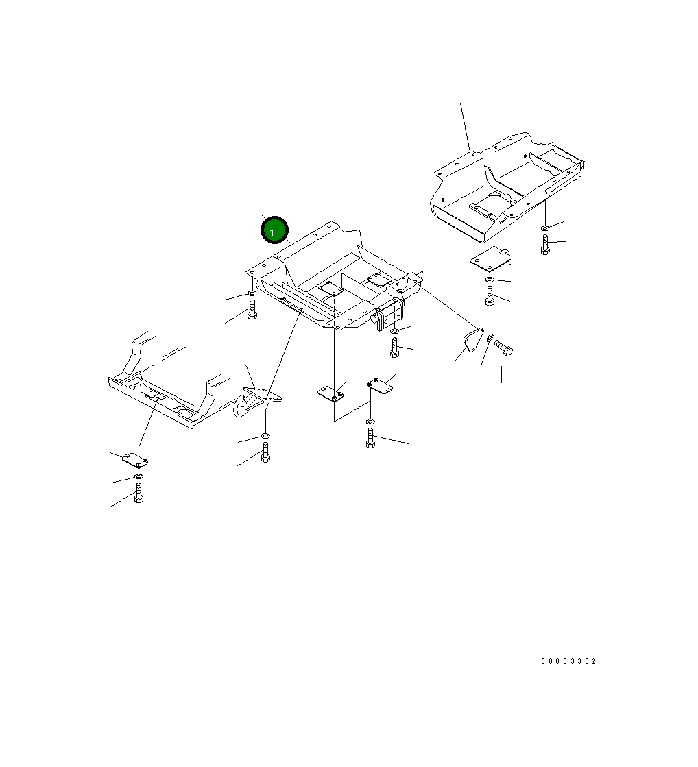 Крышка 176-54-55550  Komatsu