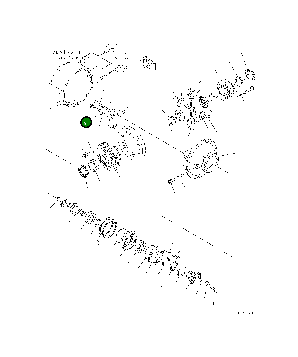 Болт 01010-61430 Komatsu