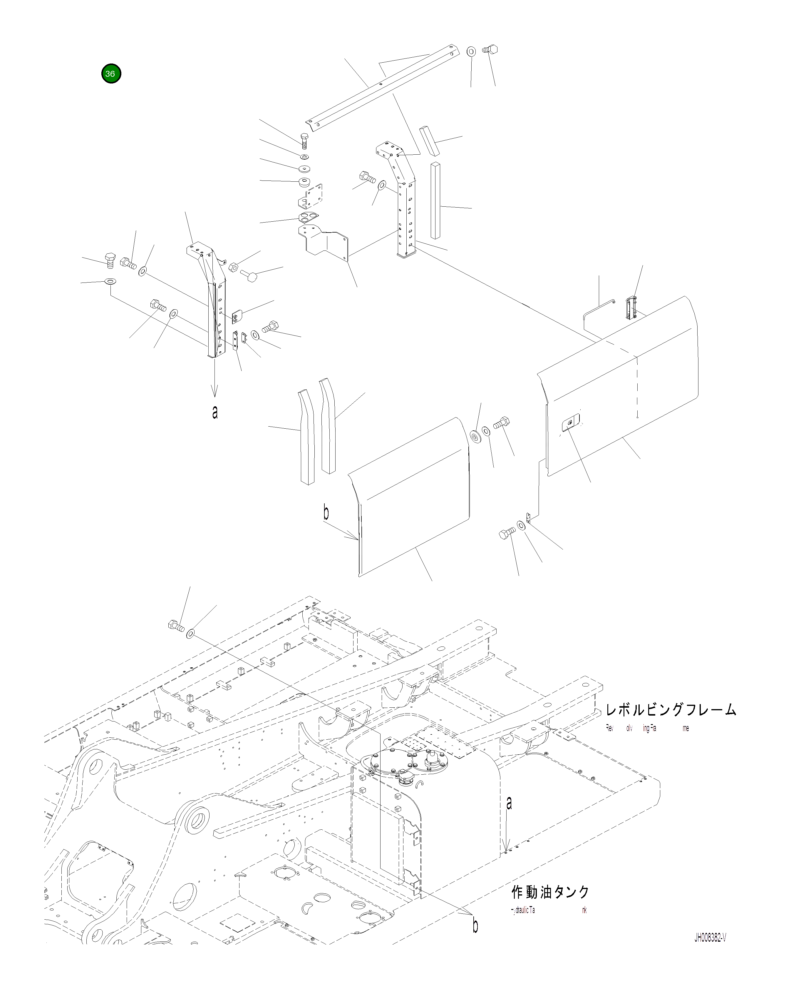 Болт 01010-80135 Komatsu