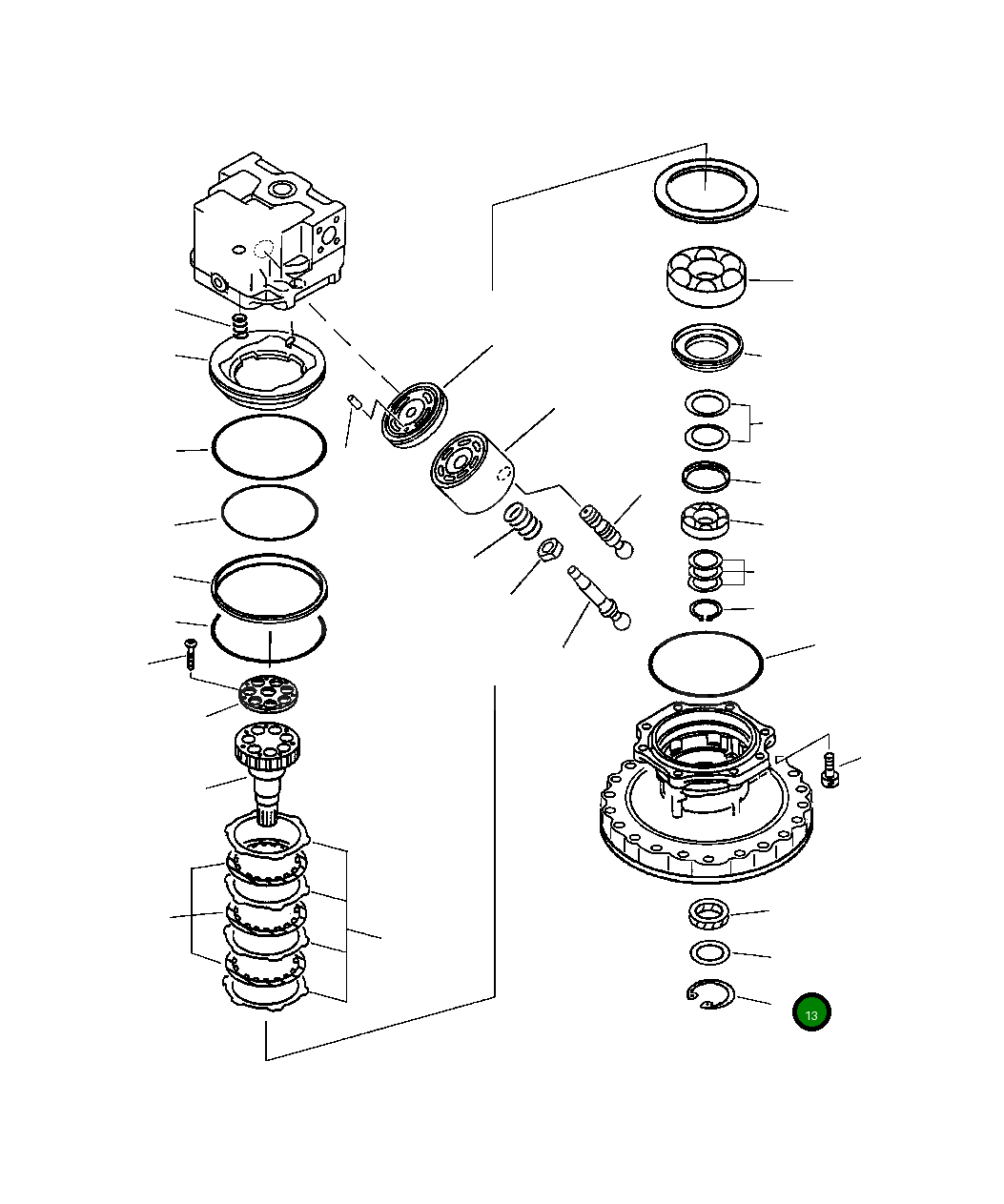 Кольцо 07064-06220 Komatsu
