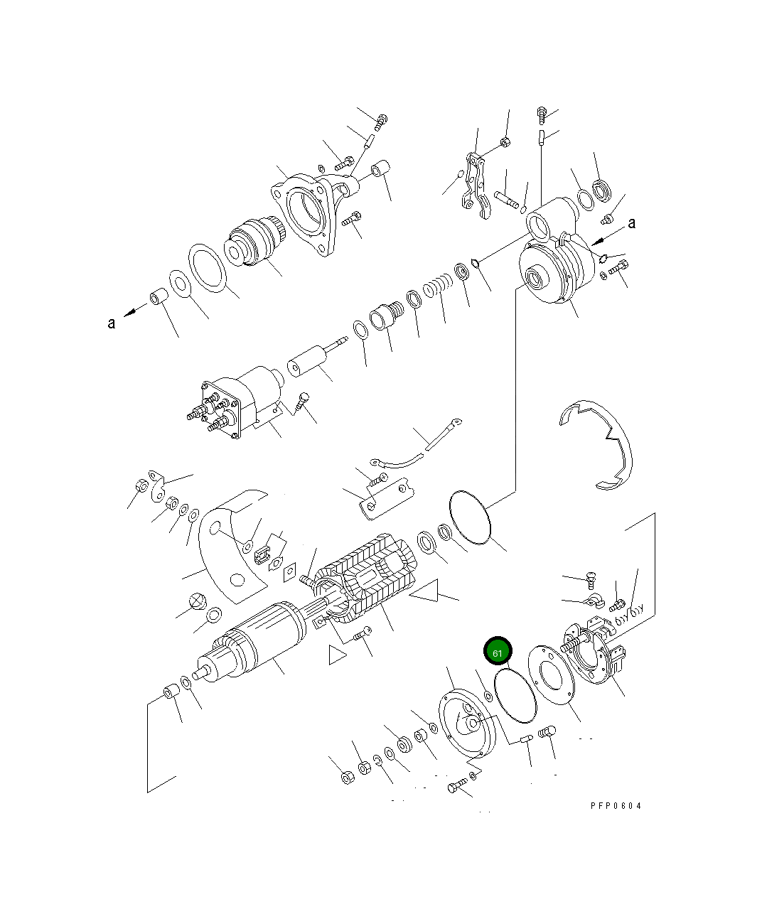 Кольцо уплотнительное (O-Ring) DR1945860 Komatsu