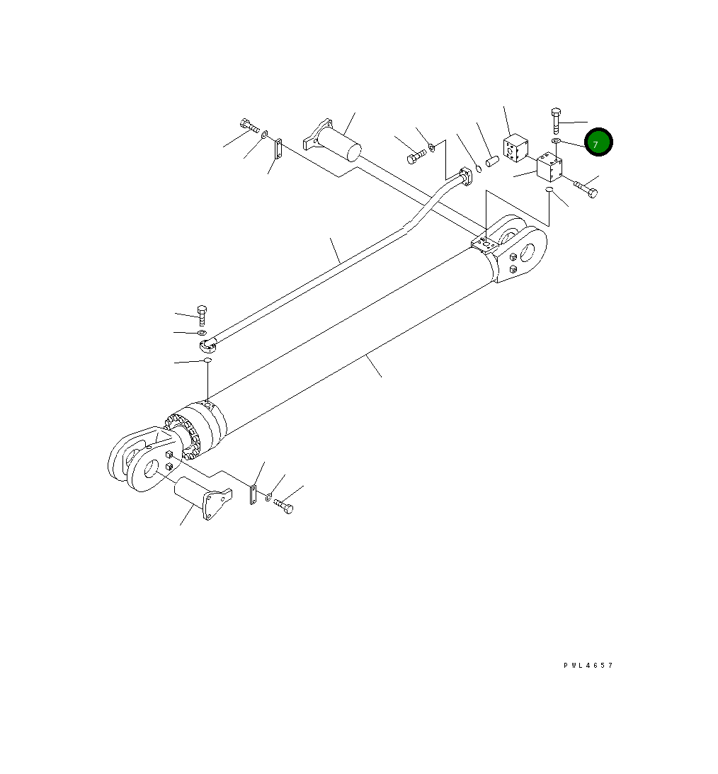 Болт 01011-81480  Komatsu