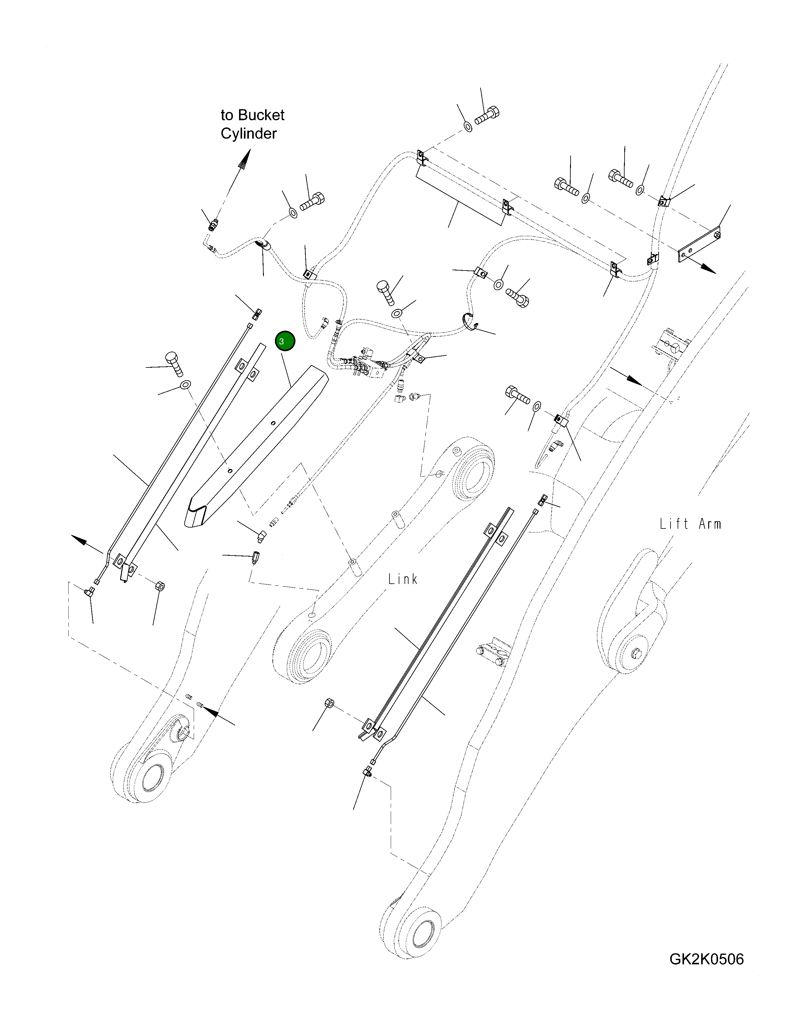 Крышка 419-T91-4261 Komatsu