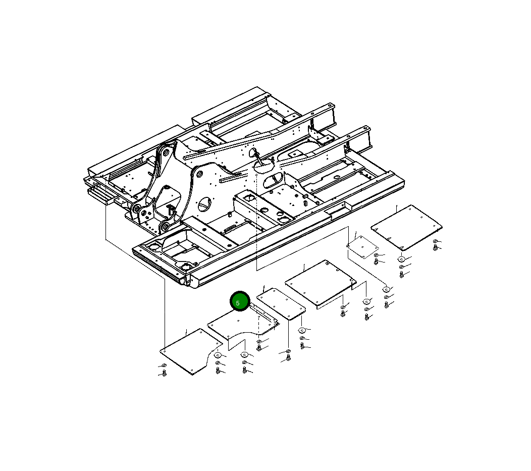 Крышка 20Y-54-J2310 Komatsu