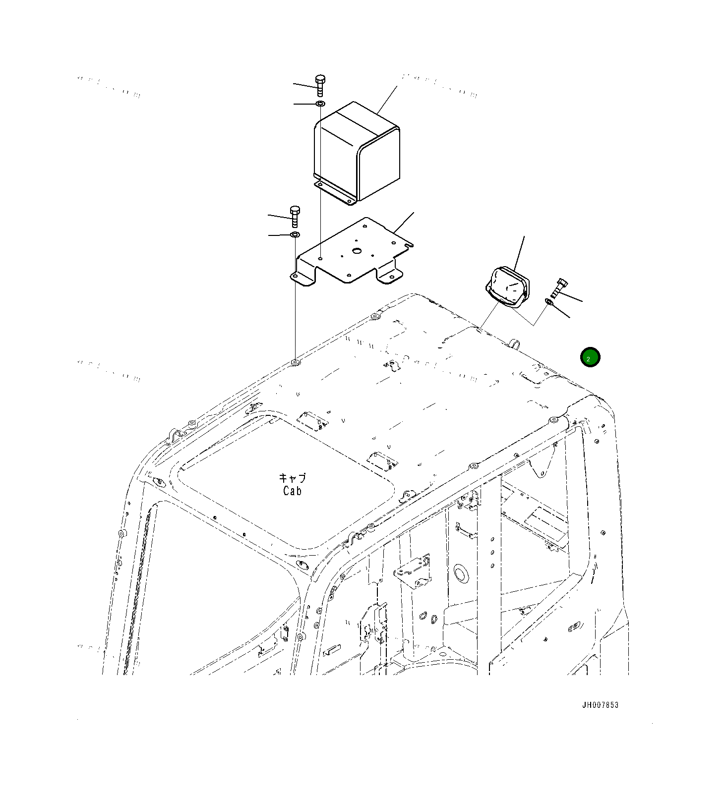 Болт 01010D1020 Komatsu
