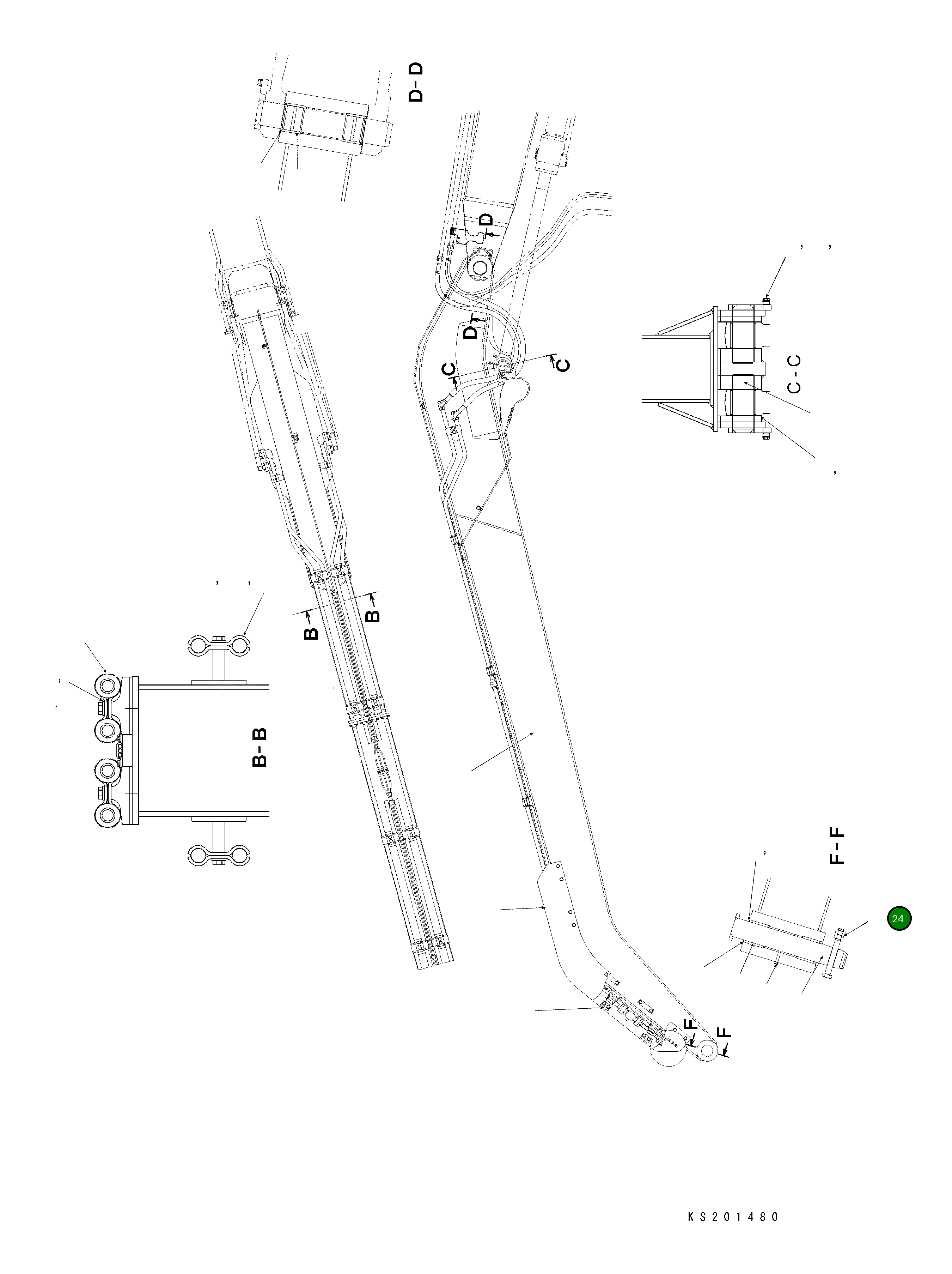 Болт 20Y-62-32450 Komatsu