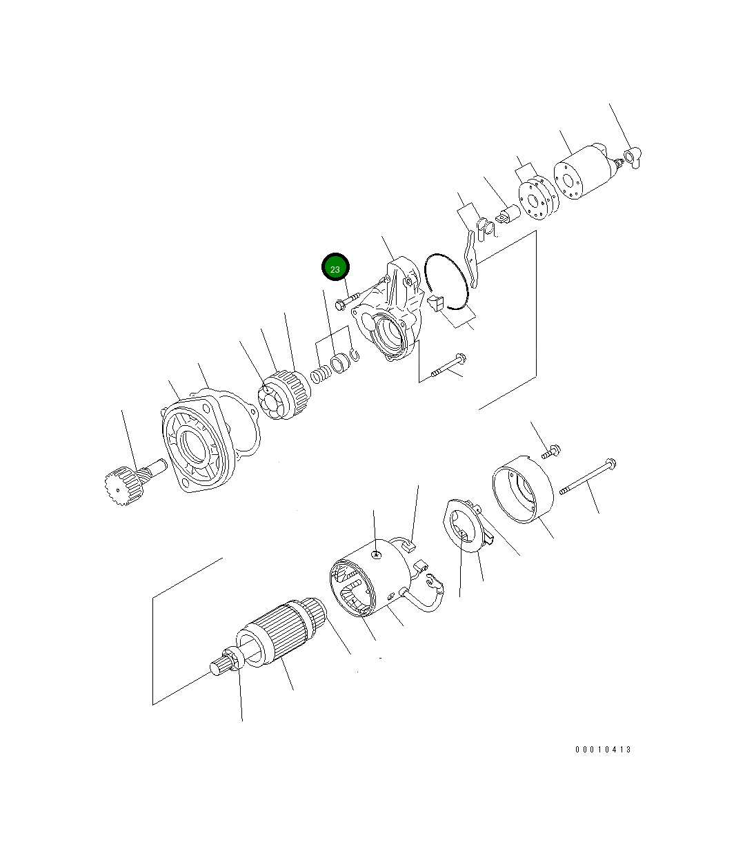 Болт 456-757 Komatsu