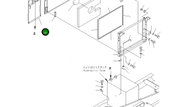 Крышка 21P-54-K3131 Komatsu