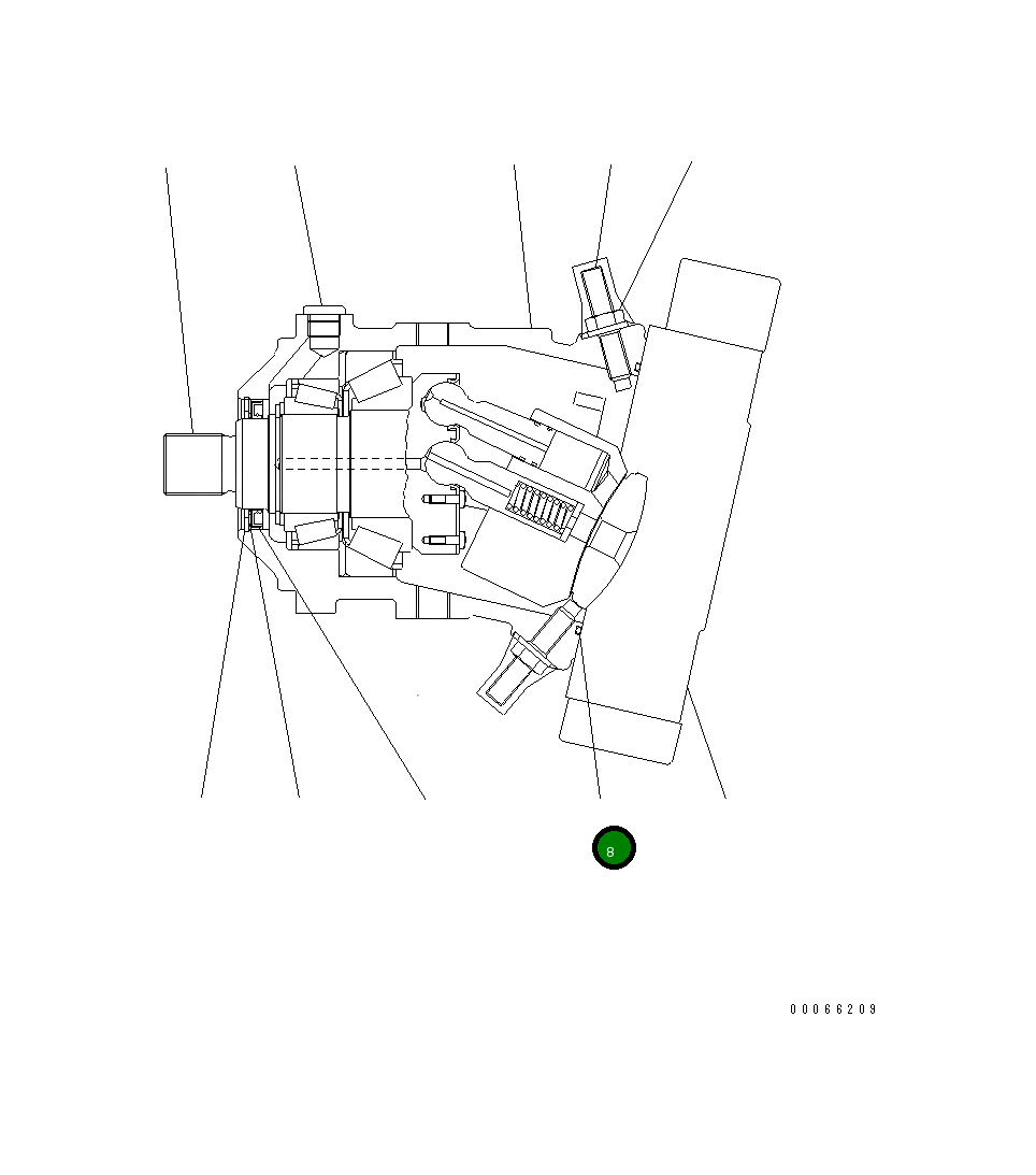 Кольцо уплотнительное (O-Ring) UC1300521002  Komatsu
