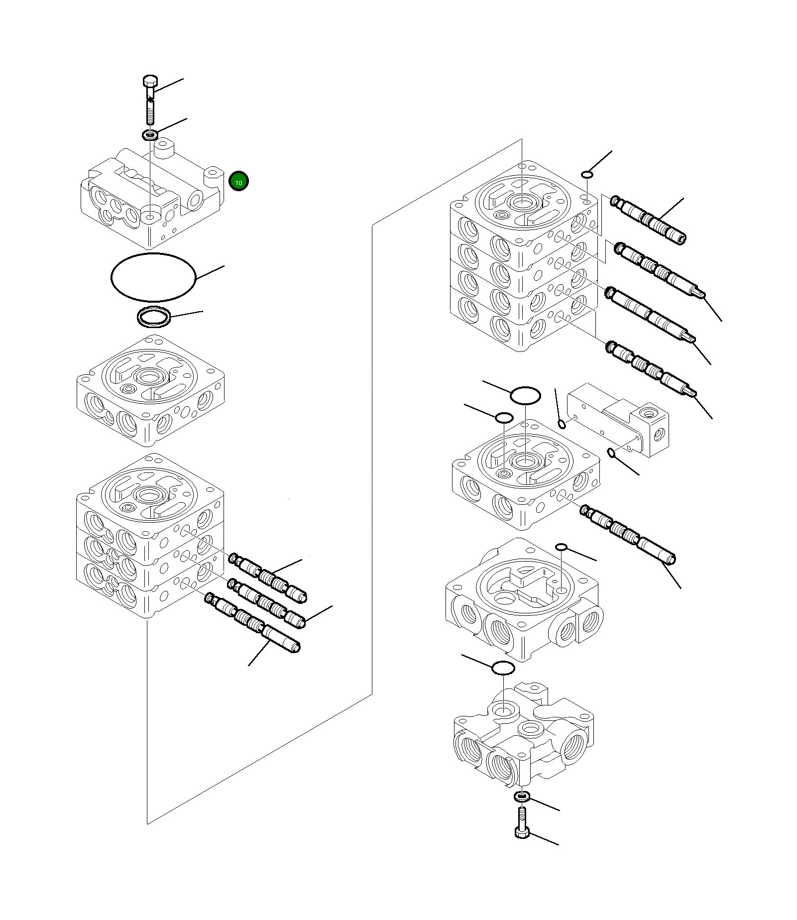 Болт 890001716 Komatsu
