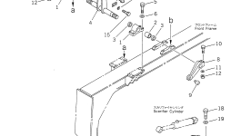 Кронштейн 23C-71-11250 Komatsu