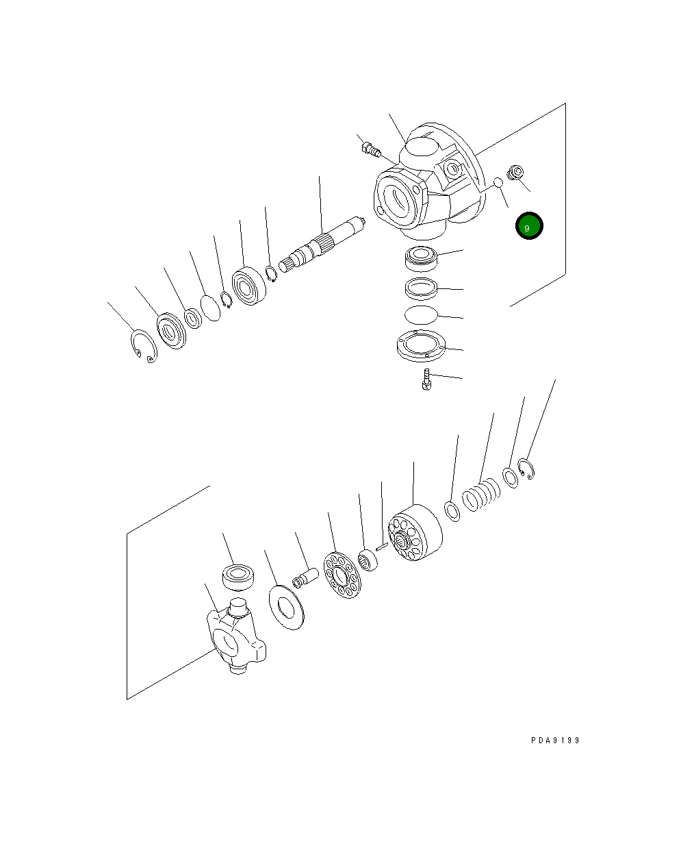 Кольцо уплотнительное (O-Ring) UC1100393472 Komatsu