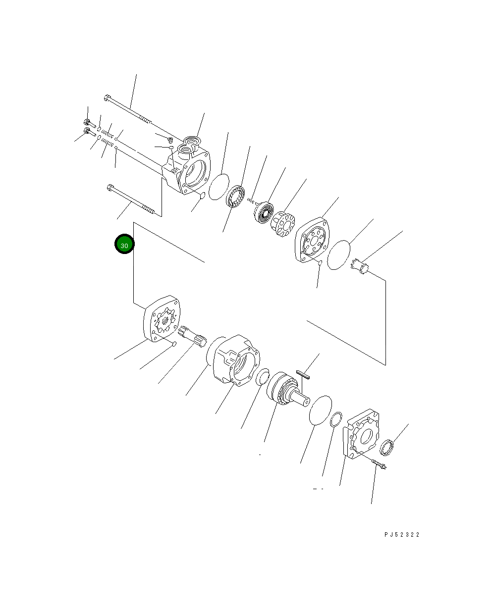 Болт ST14386-5 Komatsu
