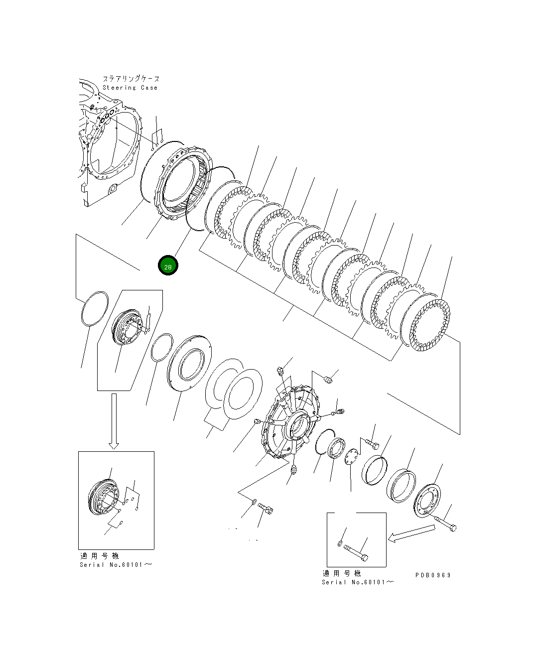 Кольцо уплотнительное (O-Ring) 07000-15465  Komatsu