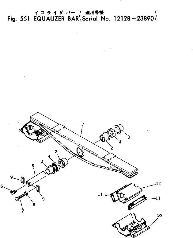 Болт 01018-61640  Komatsu