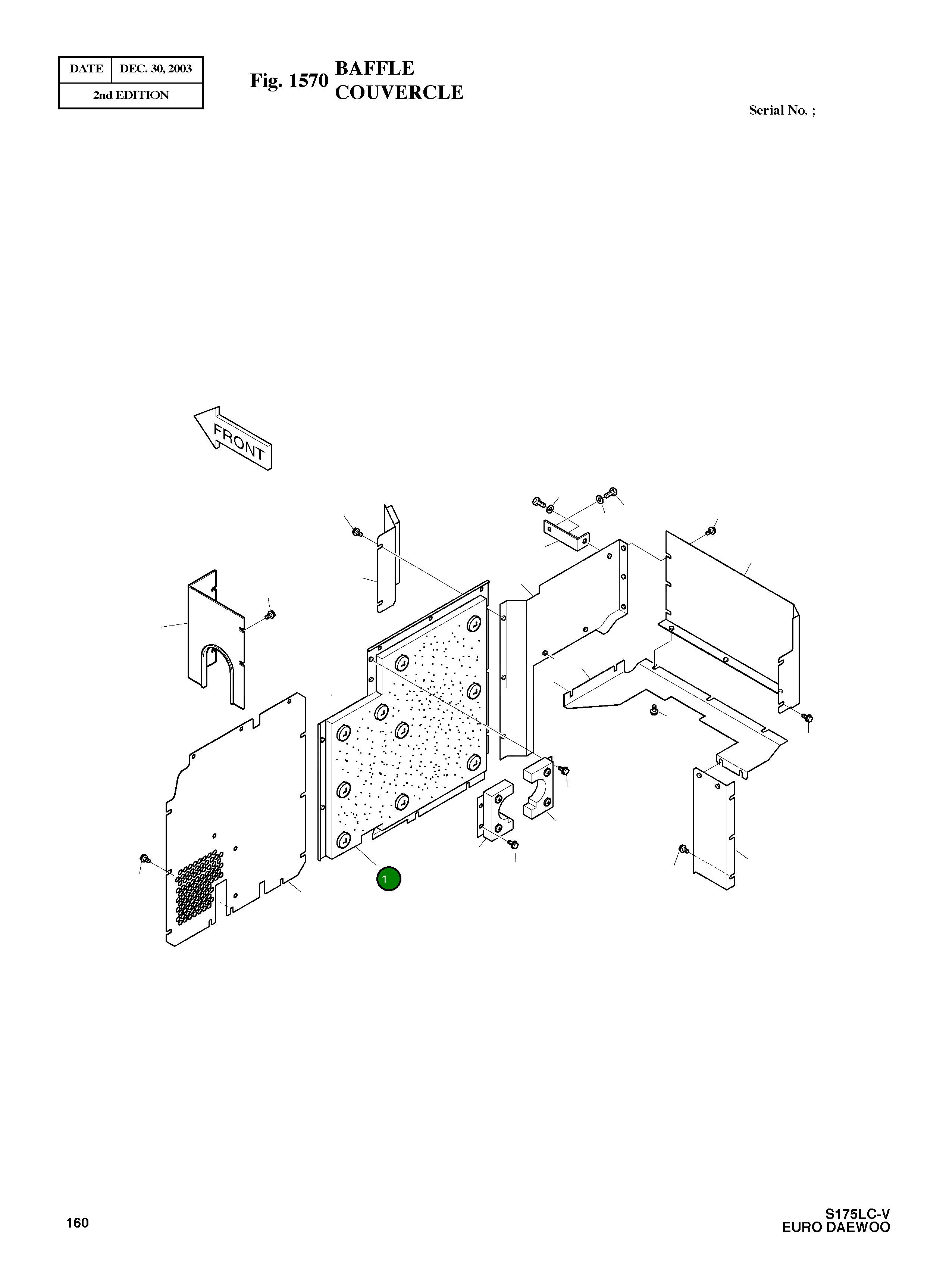 Крышка 464-00082 Komatsu