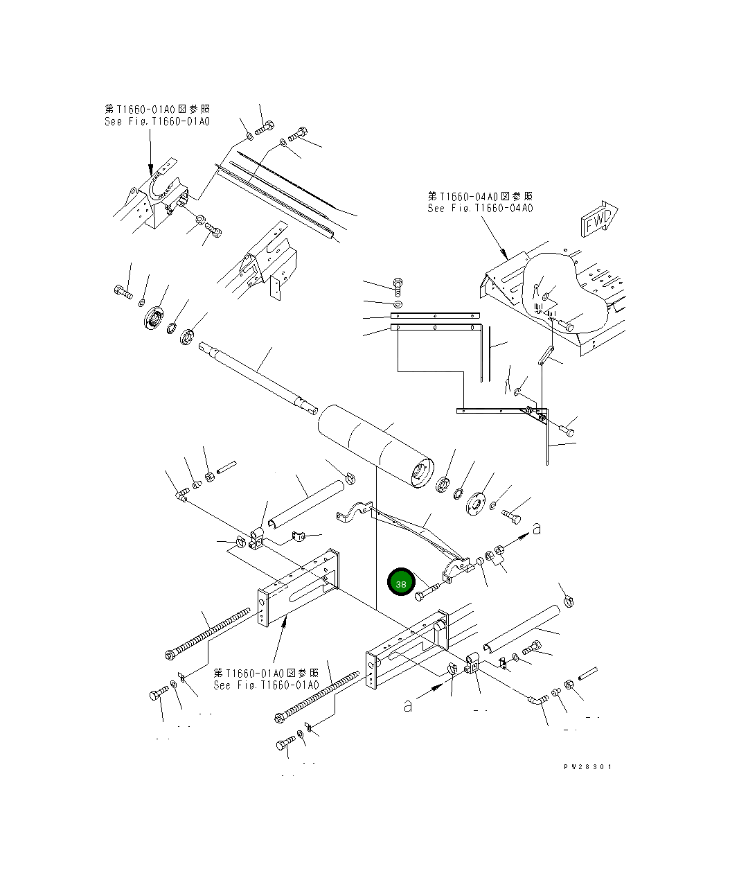 Болт 01016-81680 Komatsu