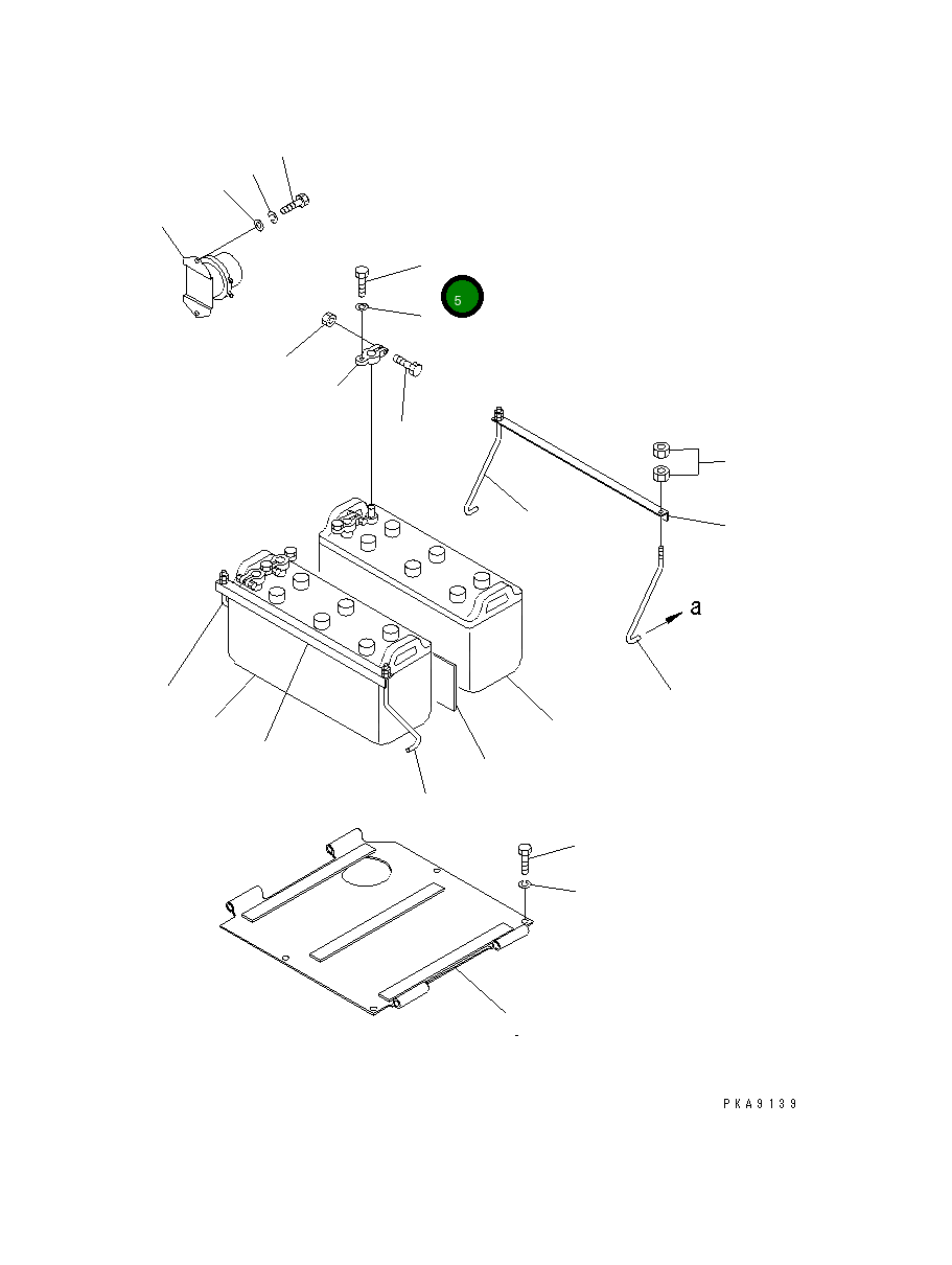 Болт 01050-81018 Komatsu