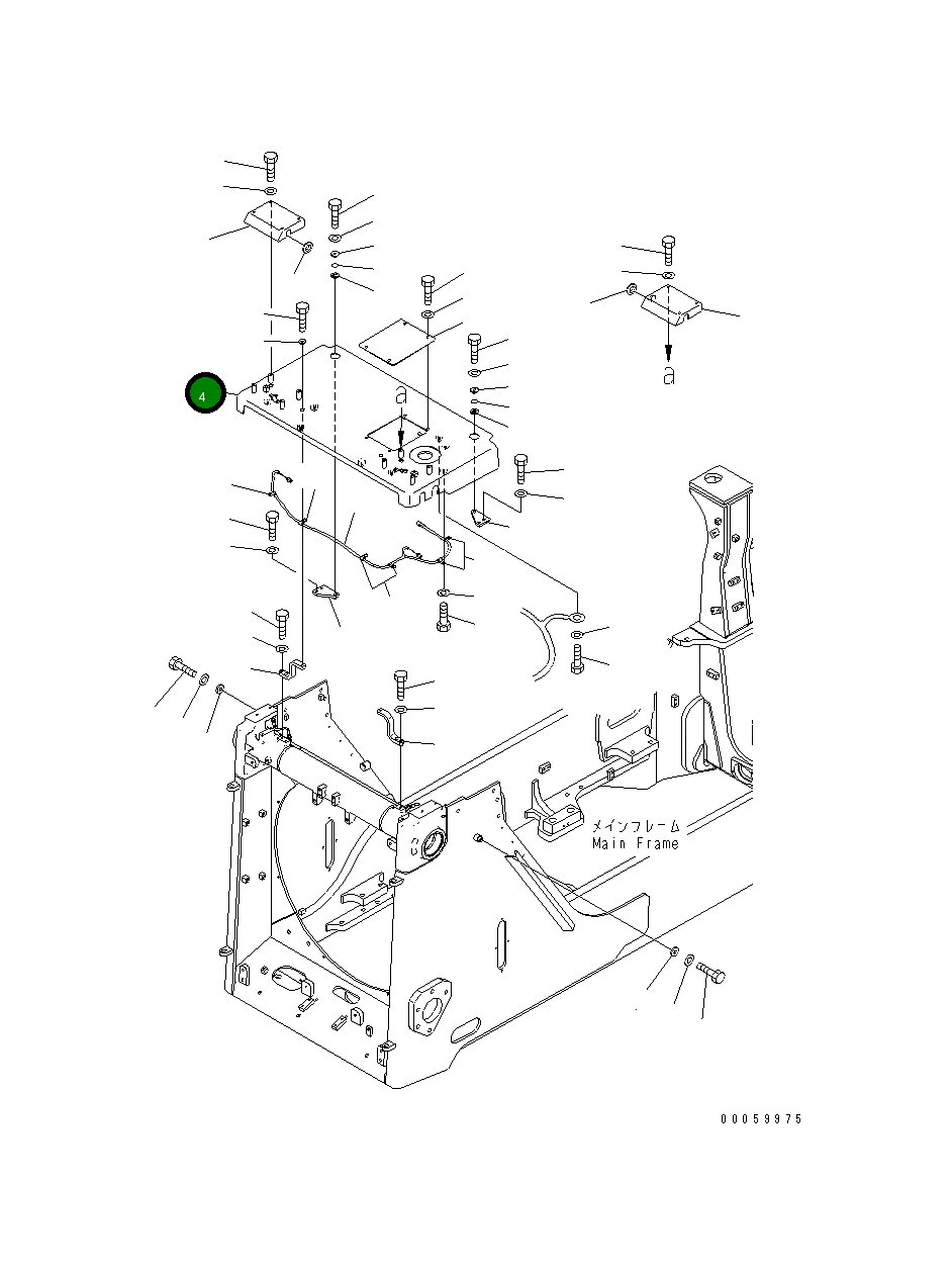 Крышка 17A-54-41310 Komatsu