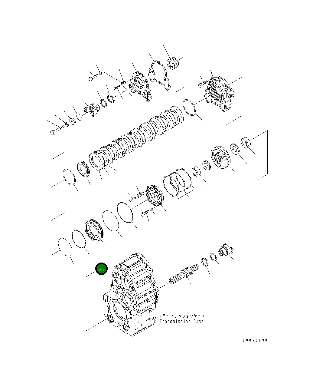Кольцо (K1) 07001-06215 Komatsu
