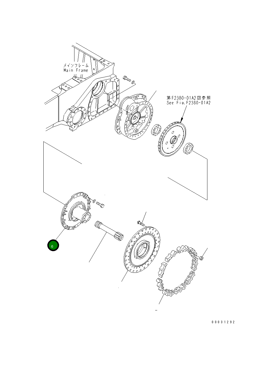 Крышка 14X-27-31250 Komatsu