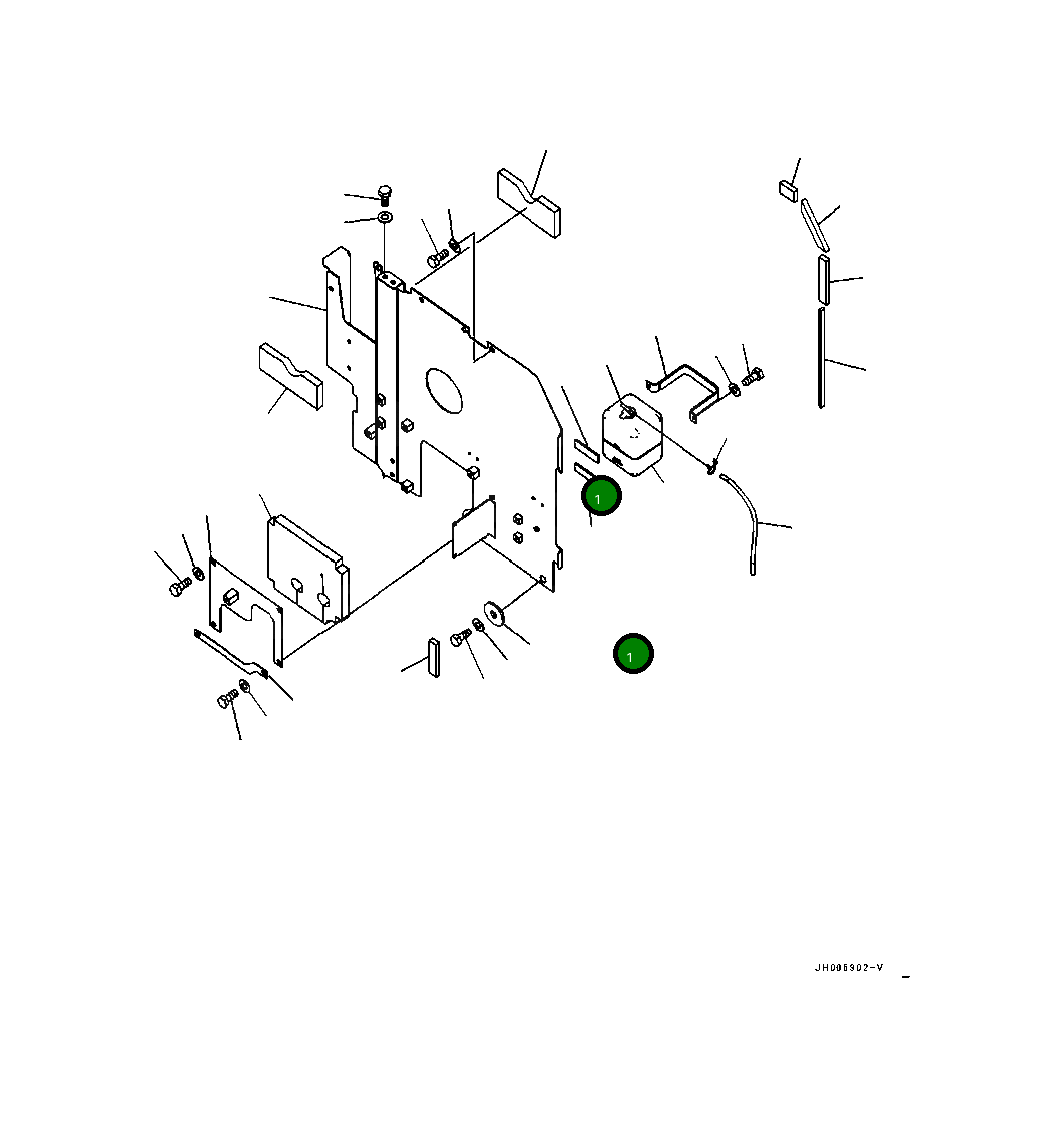 Крышка 20Y-54-66481 Komatsu
