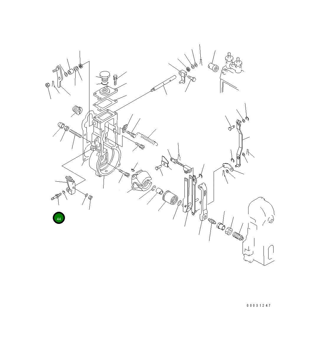 Болт DK154013-3420 Komatsu
