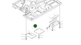 Крышка 20Y-54-26250 Komatsu