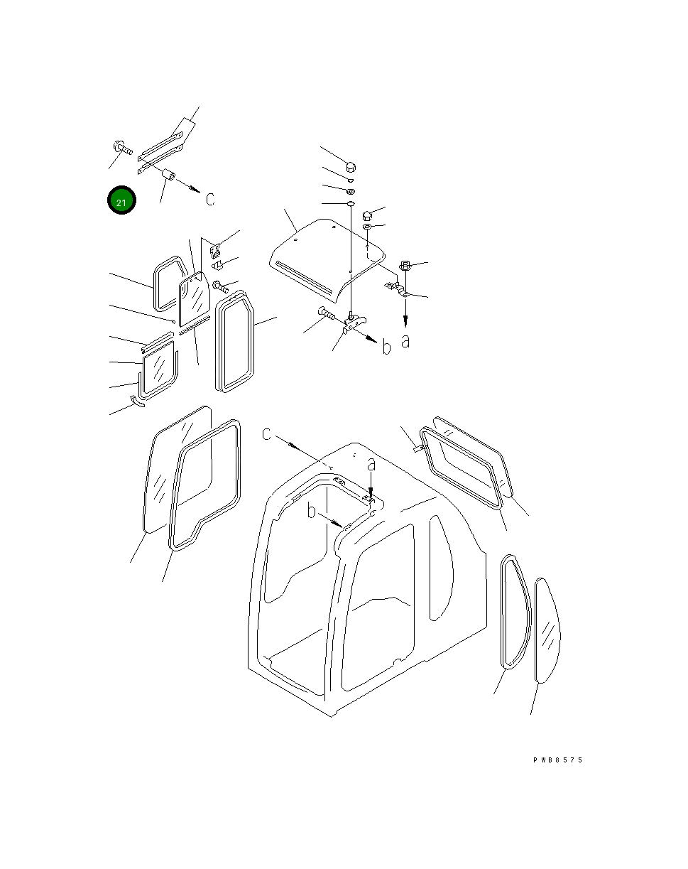 Болт 01435-40640 Komatsu