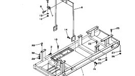 Основное основание TEN3002CB00200 Komatsu
