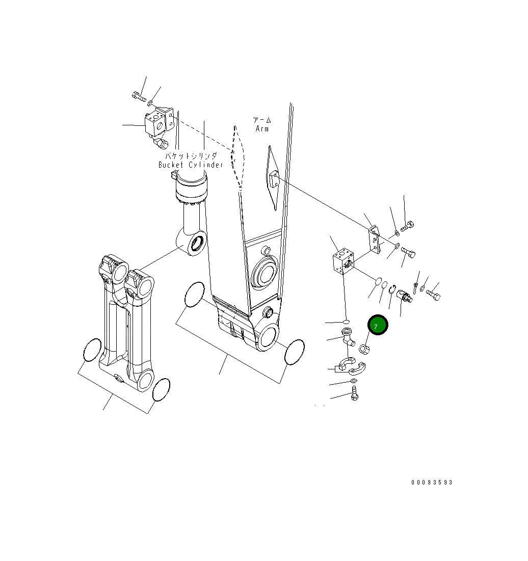 Кольцо уплотнительное (O-Ring) 07000-52050 Komatsu