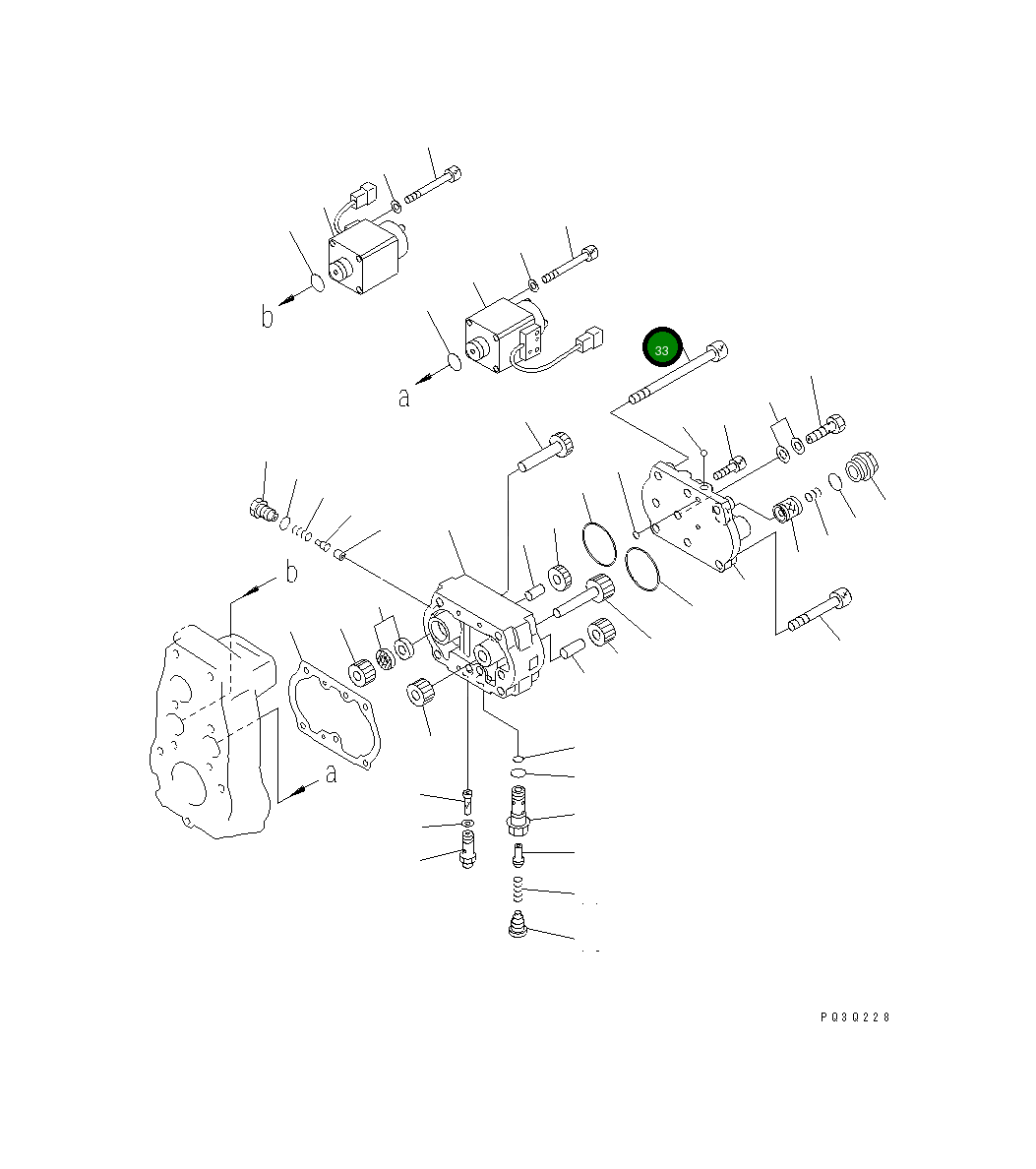 Болт 6553-71-7510  Komatsu