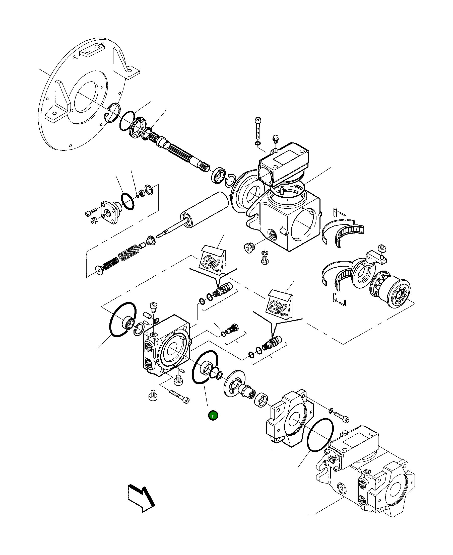 Кольцо уплотнительное (O-Ring) 840225056 Komatsu