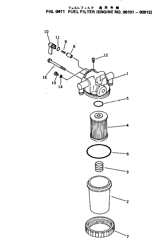 Кольцо уплотнительное (O-Ring) YM23411-000160  Komatsu
