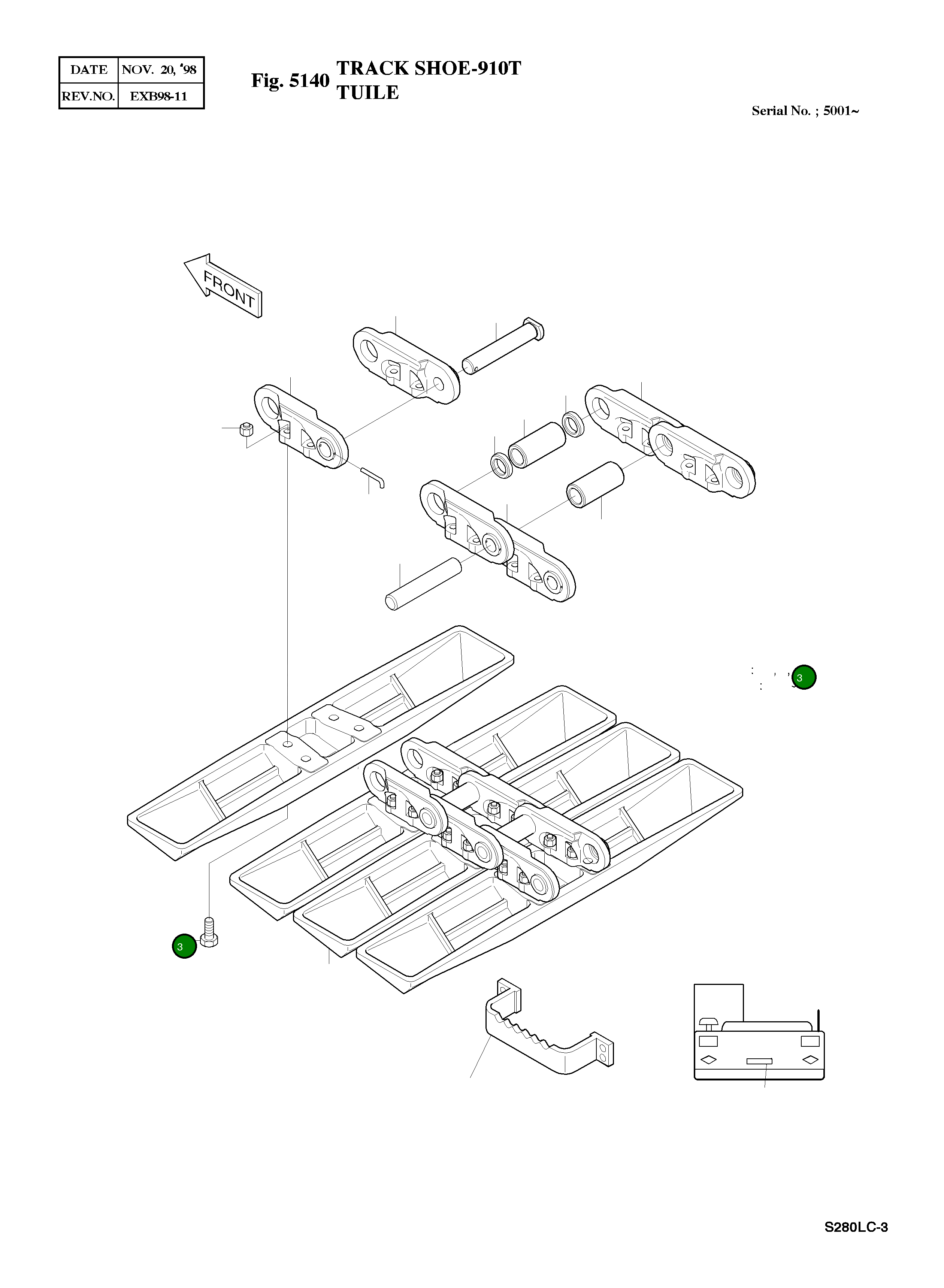 Болт 2120-1398 Komatsu