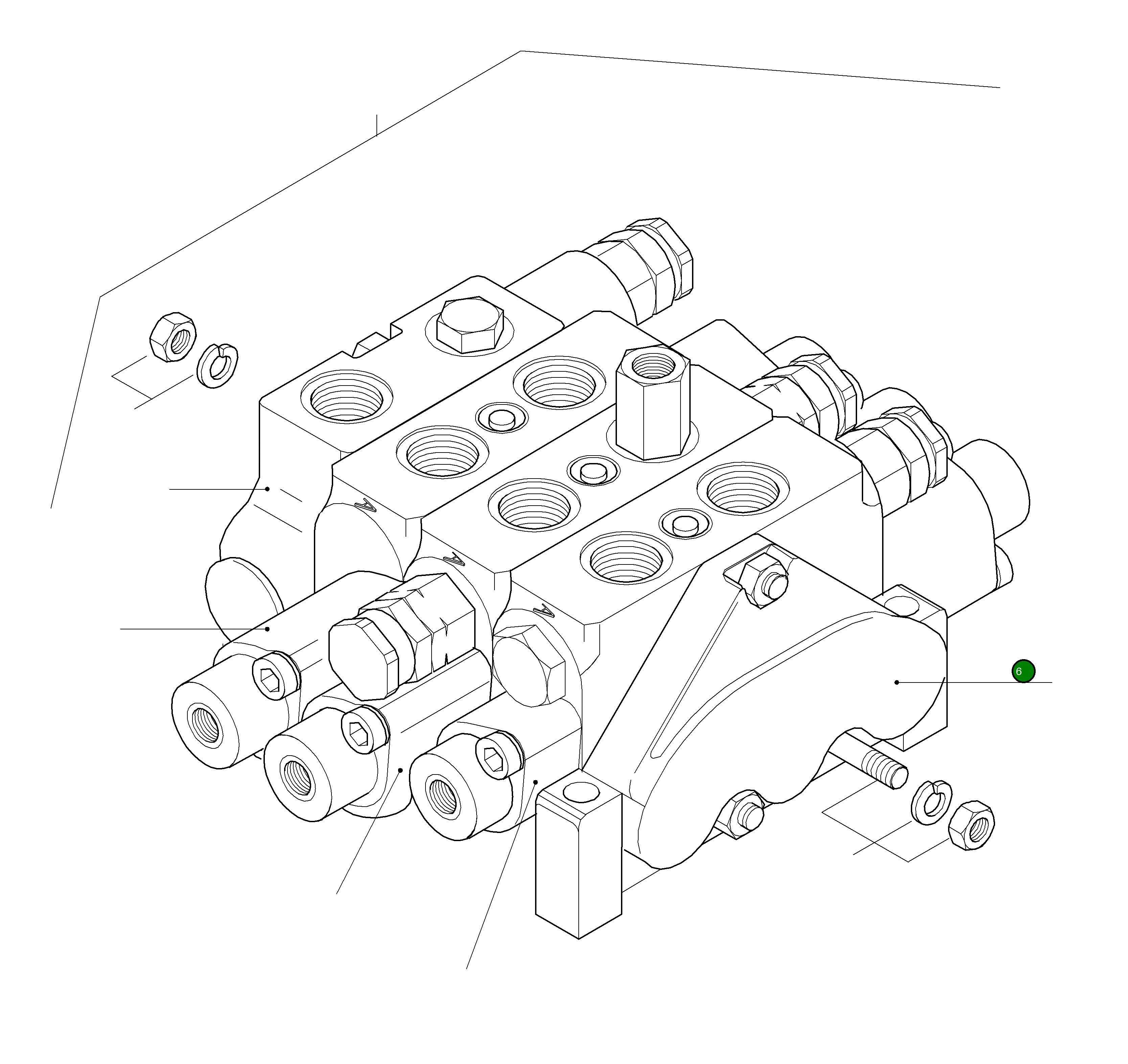 Крышка 42T-64-H0P04 Komatsu
