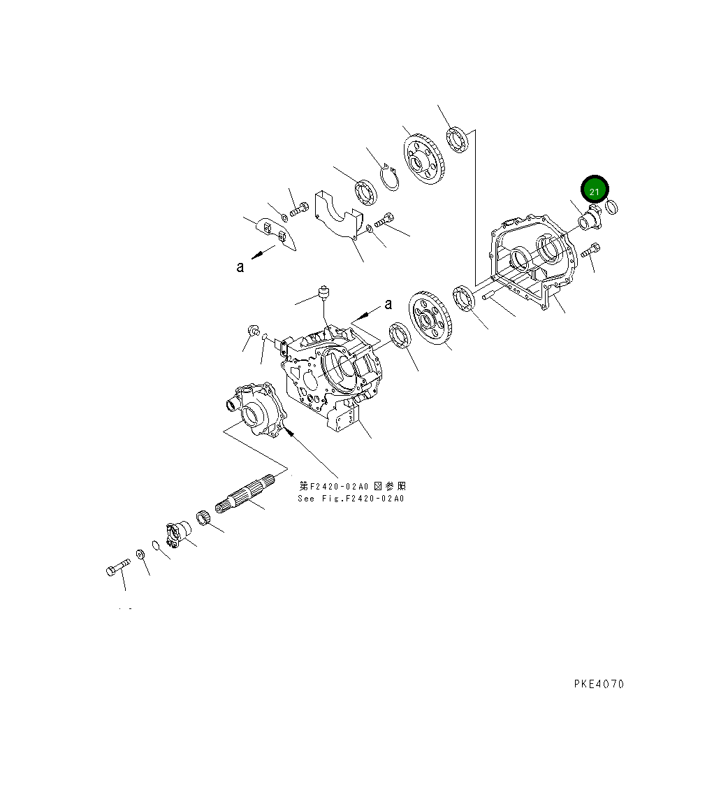 Крышка 415-15-13730 Komatsu