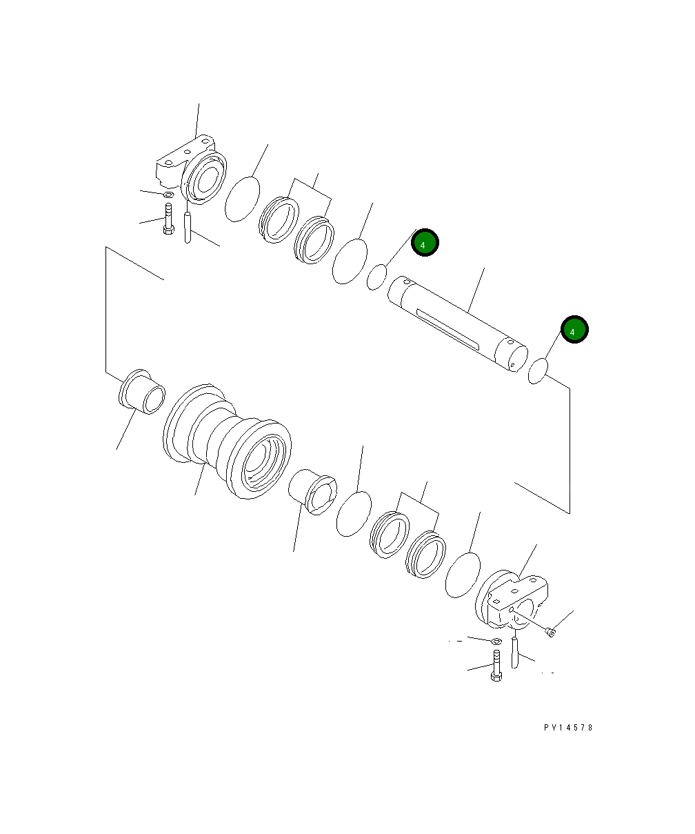Кольцо уплотнительное (O-Ring) 205-30-76260 Komatsu