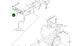 Крышка 22K-54-19260 Komatsu