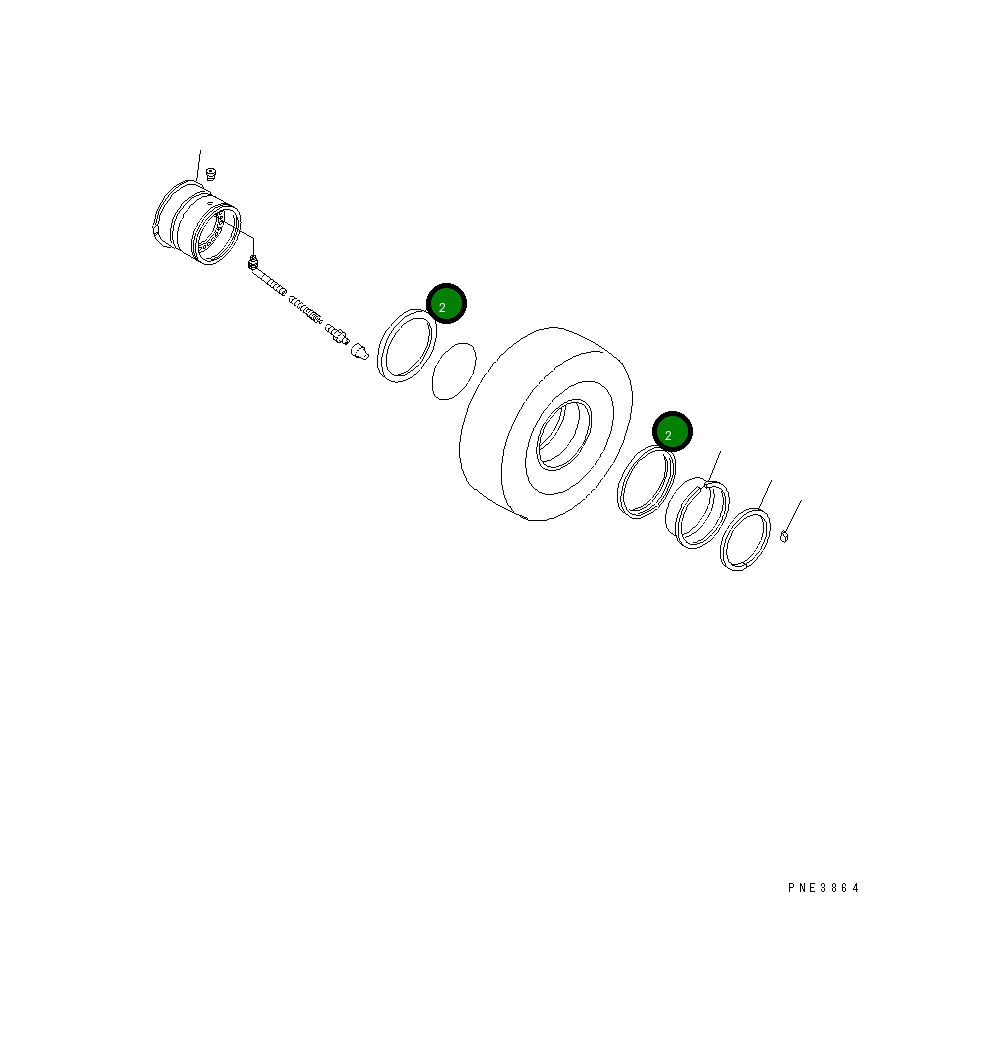 Кольцо 425-30-12120  Komatsu