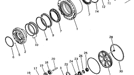 Кольцо TZ200A1011-00 Komatsu