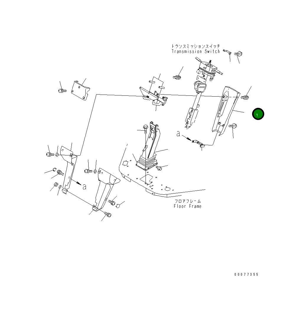 Крышка 416-54-22460  Komatsu