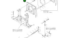 Крышка 195-54-66510 Komatsu