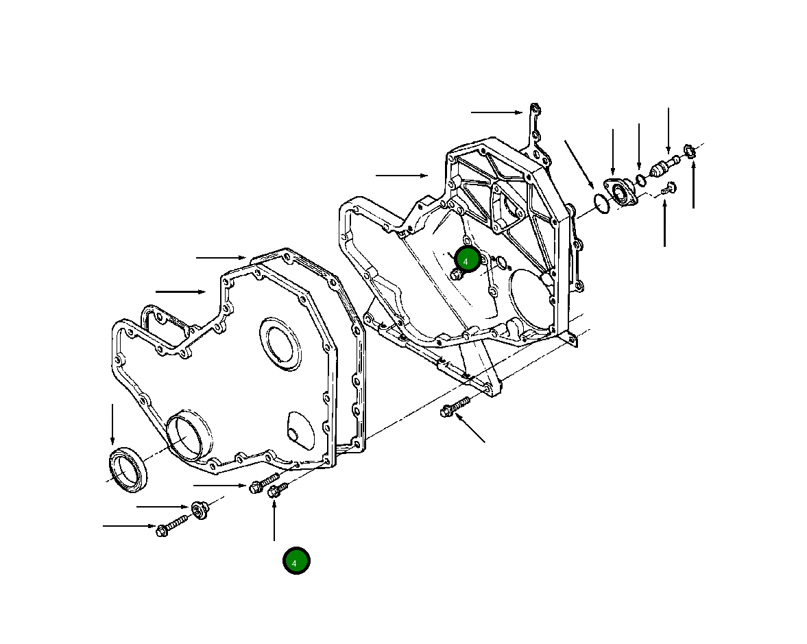 Болт 1304 664 H1 Komatsu