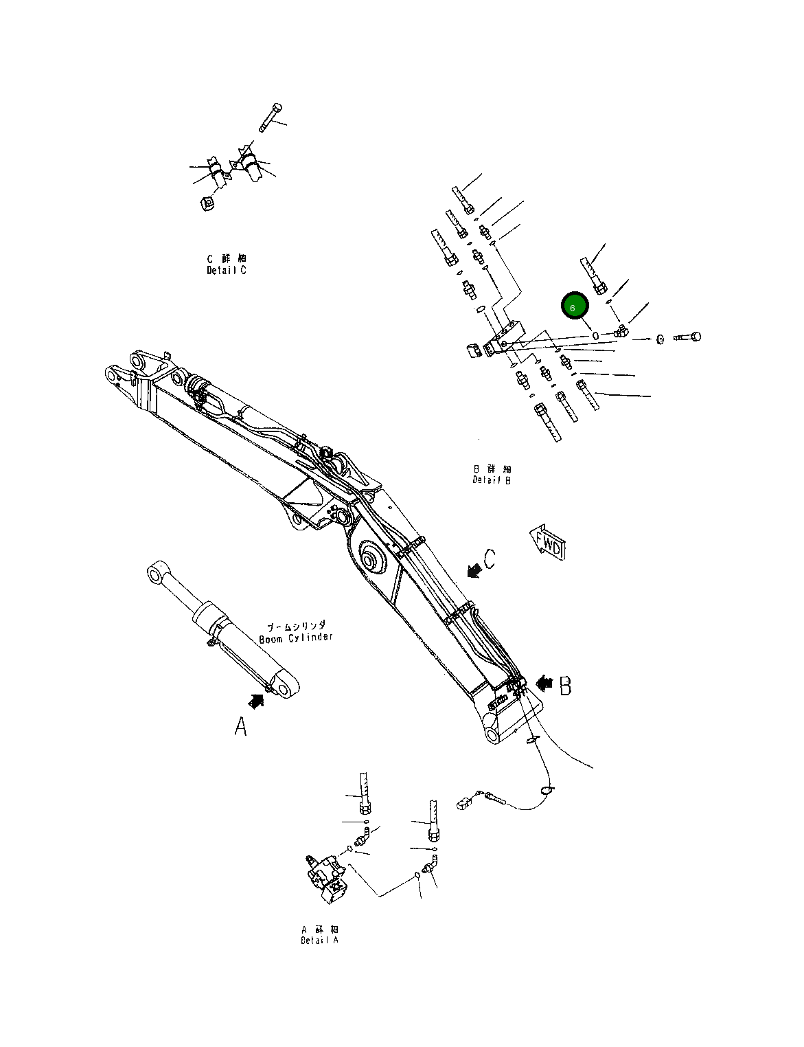 Кольцо уплотнительное (O-Ring) 0700212434 Komatsu