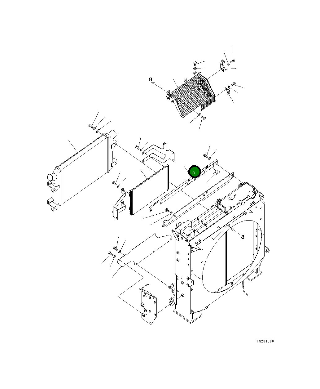 Крышка 207-03-76361 Komatsu