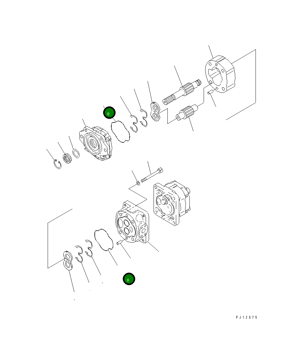 Кольцо уплотнительное (O-Ring) 705-17-03380 Komatsu