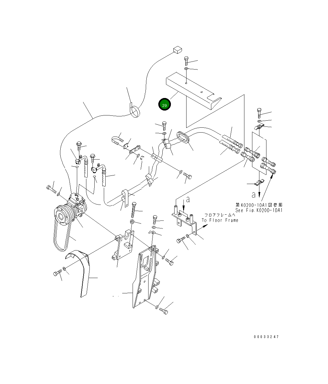 Крышка 176-911-4560  Komatsu