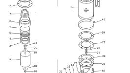 Прокладка 581-35-19630 Komatsu